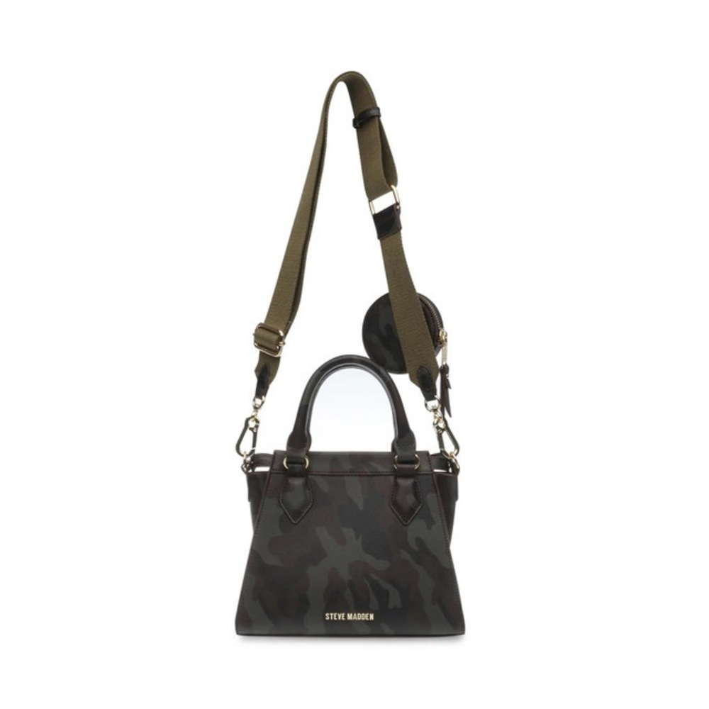 Steve Madden Green Camouflage Crossbody Bag